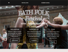 Tablet Screenshot of bathfolkfestival.org